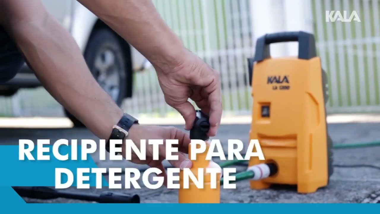 Lavadora De Alta Press&atilde;o Lk1305 1200w 127v C/ Regulagem Kala Cor Amarelo