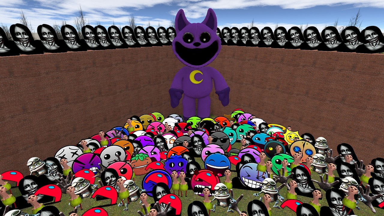 A Giant Purple Nextbot Spawned in My Arena… I Was Done