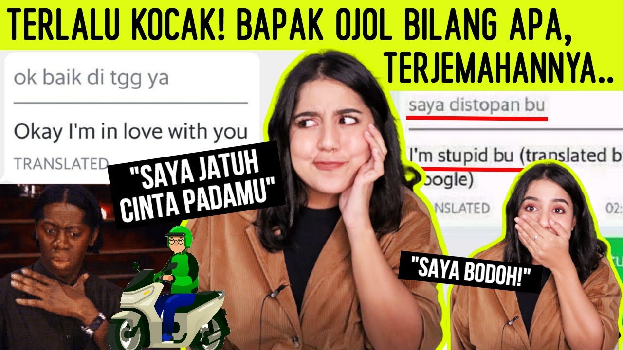 Chat TERJEMAHAN OJEK ONLINE TERLUCU!!