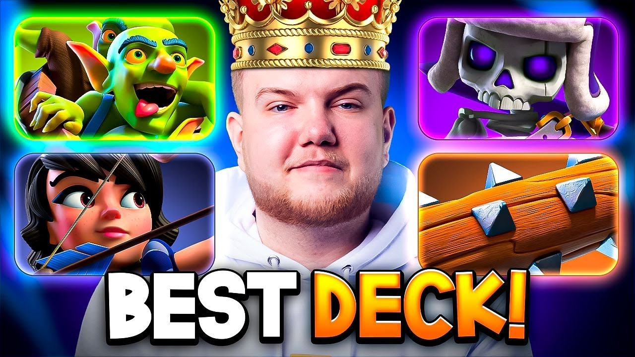 BEST LOG BAIT DECK! HOW TO PLAY LIKE A PRO PLAYER😎 - Clash Royale