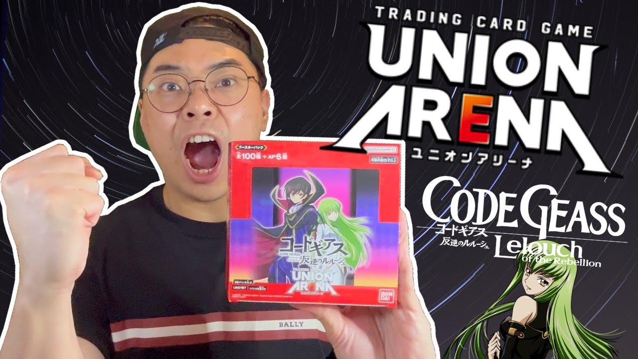 *NEW* UNION ARENA Trading Card Game - Code Geass Booster Box Opening