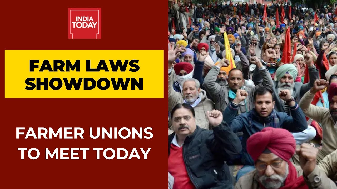 Farmer Unions Meet Today To Decide Future Course Of Farm Laws Showdown