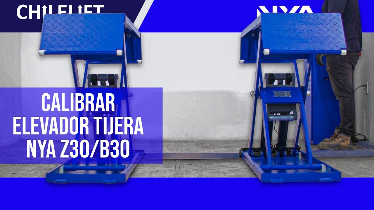 [Tutorial ✅] Realiza una Buena Calibración en tu Elevador Tipo Tijera NYA Z30/B30