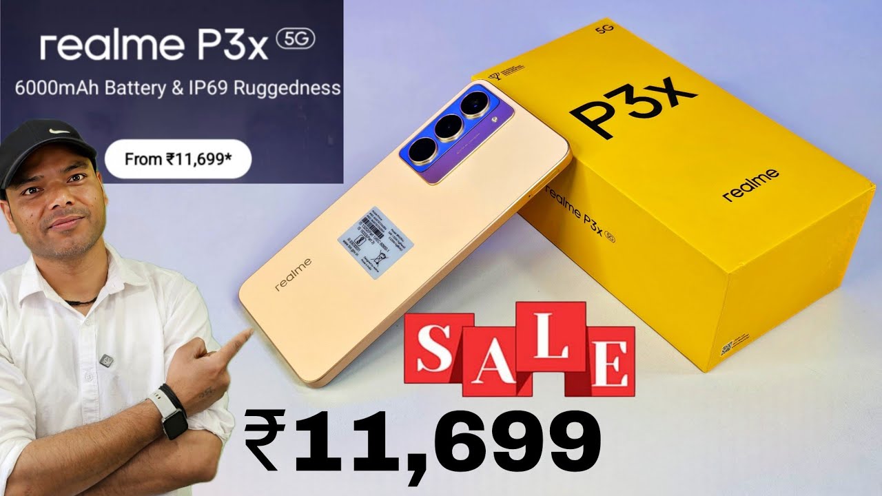 Realme P3x 5G Big Discount Limited Period! Unboxing and Full Details