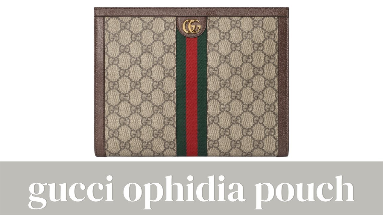 Gucci Ophidia Pouch: Unboxing, What Fits & Bag Conversion| Vs. LV Toiletry 26