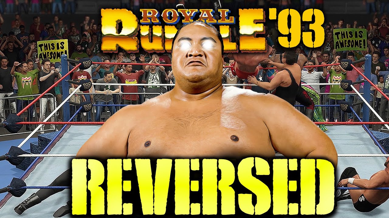 Reversing the 1993 Rumble BROKE Wrestling Logic!!! LOL