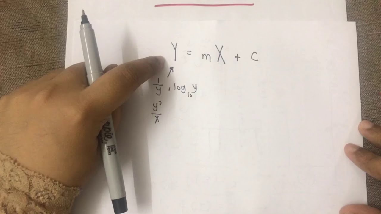 Hukum Linear- Konsep Asas, Cara Jadikan Persamaan Tak Linear Kepada Linear & Garis Penyuaian Terbaik