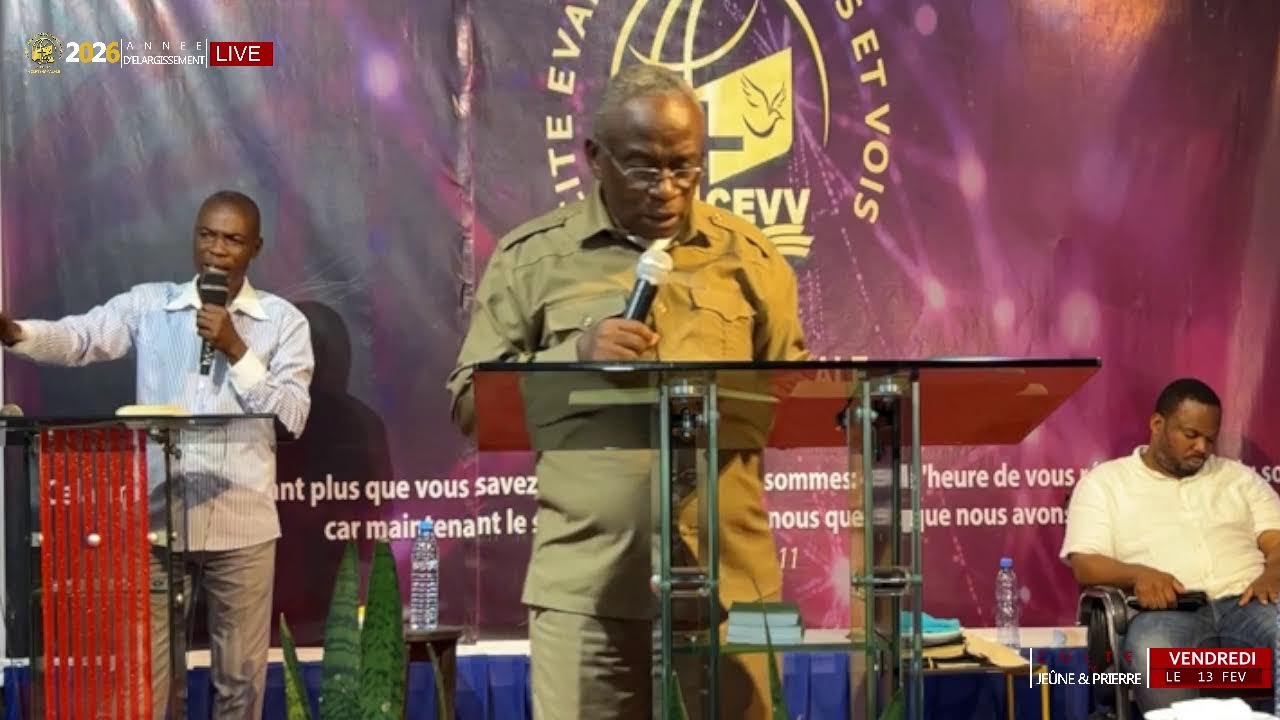 CULTE DE PRIÈRE  DU MERCREDI 11 FERVRIER 2026