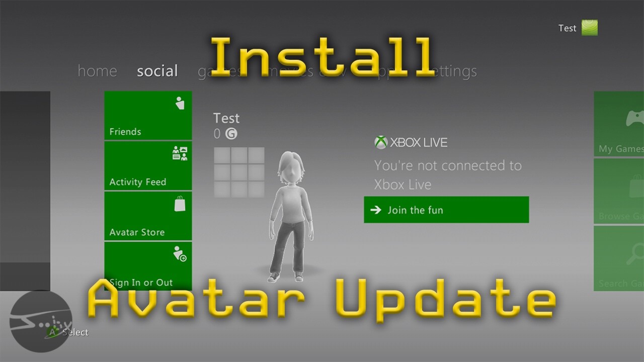How to Install Avatar Update | Xbox 360