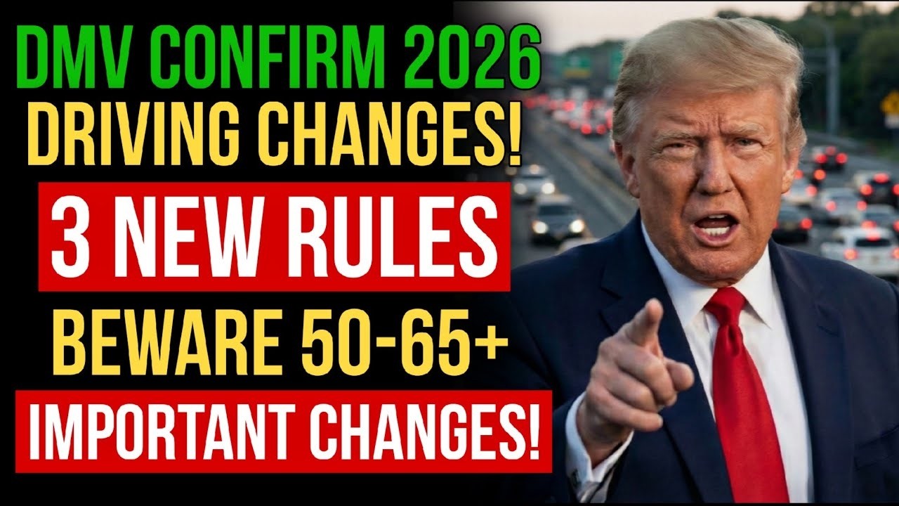 BREAKING  3 New DMV Rules in the U S  &mdash; How Drivers 65+ Are Affected 1080p caption