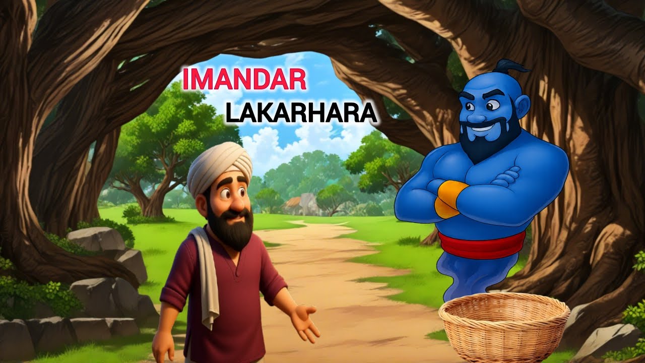 Ek Imandar Aadami Ki Qismat Aur Jaadui Tokri. | Moral Story |  Urdu Story | Cartoon Stories 