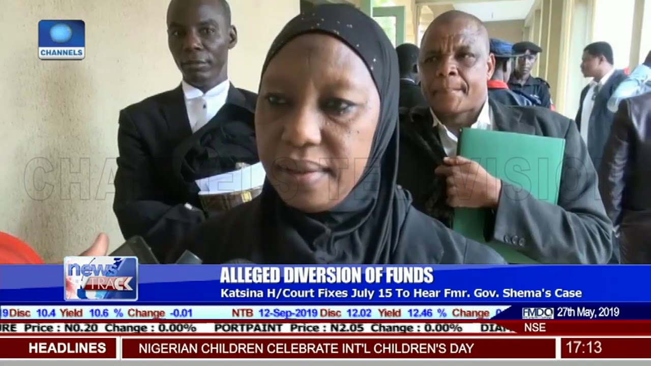 Alleged Funds Diversion: Katsina H/Court Fixes July 15 For Shema's Case