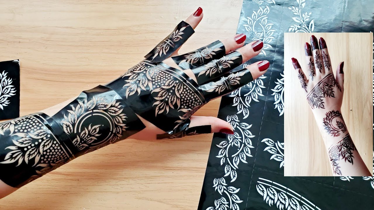 اجمل تصاميم استكرات الحناء الجميلة خيااال😍🥰stickers  for hands