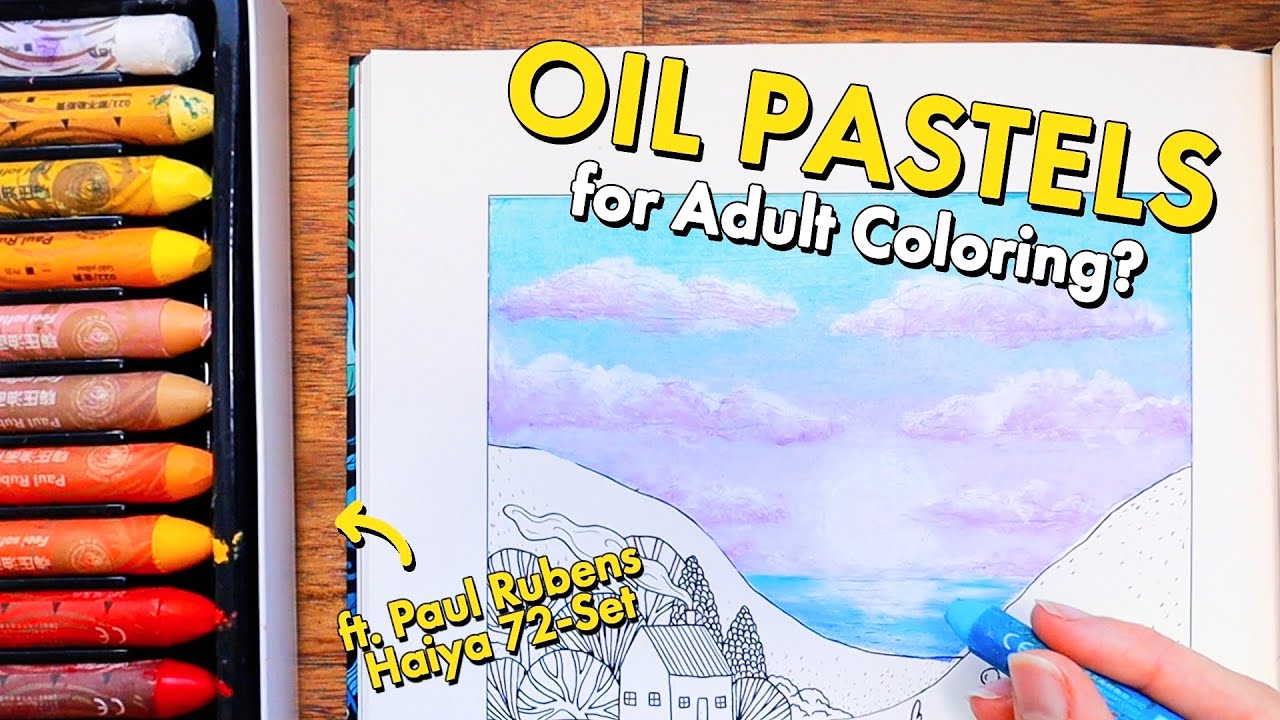 Should You REALLY Be Using OIL PASTELS for Adult Coloring? (Ft. Paul Rubens)