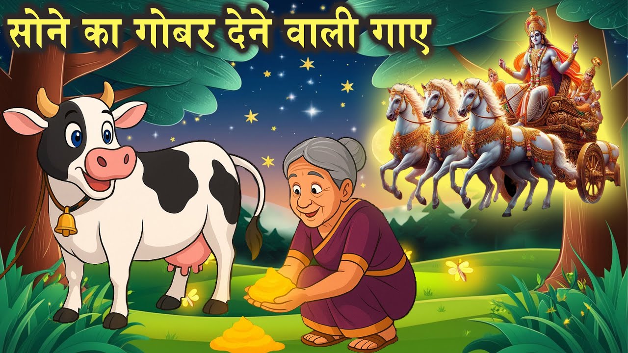 Sone Ka Gobar Karne Wali Gay | सोने का गोबर करने वाली गाय की अद्भुत कहानी | Surye Dev Ki Kahani