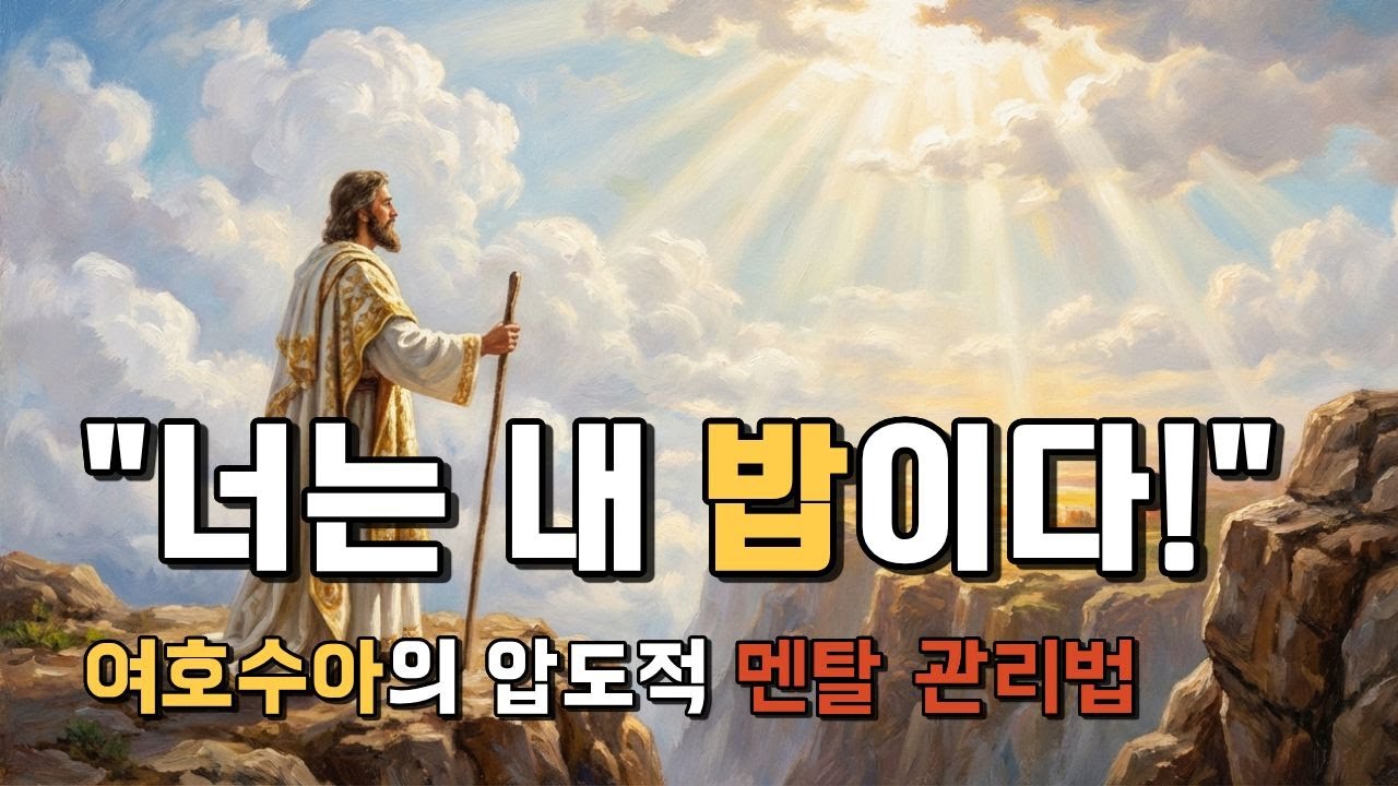 자존감 바닥일 때 여호수아를 읽으면 일어나는 기적 (잠들기 전 5분)