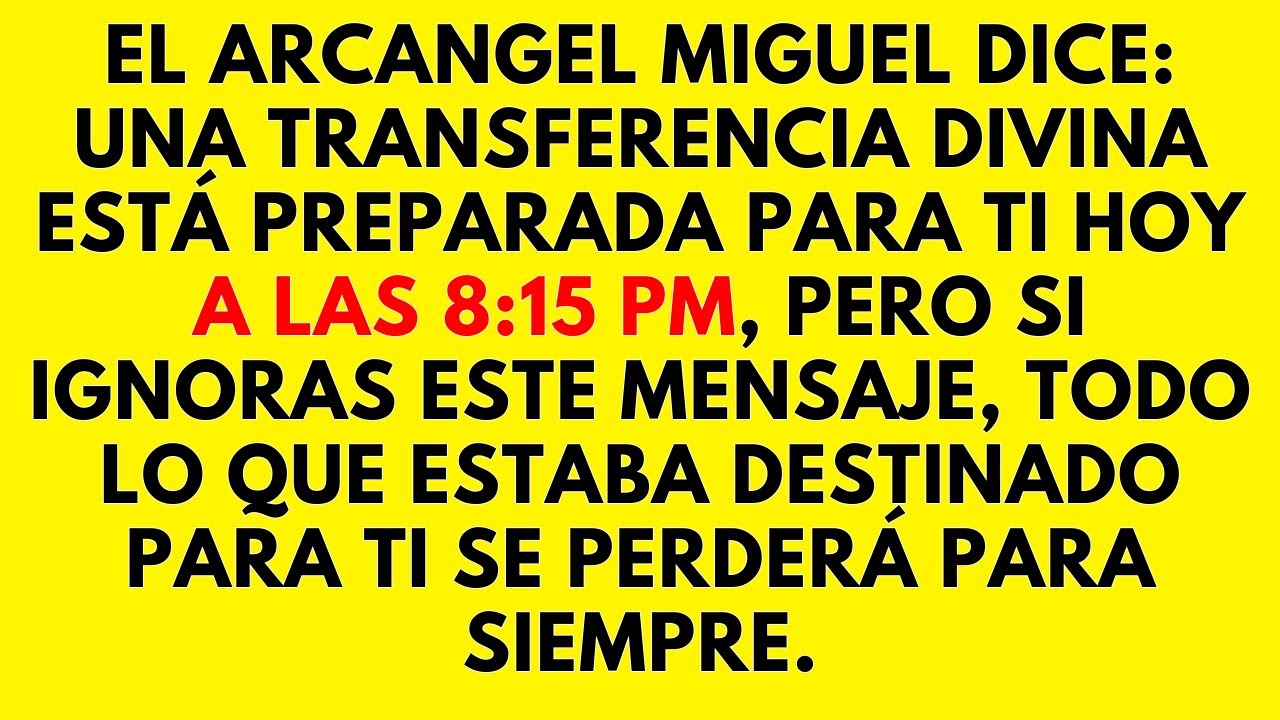 EL ARCÁNGEL MIGUEL DICE: UN TRASLADO DIVINO ESTÁ PREPARADO... ✝️ MENSAJE DE DIOS🕊️ DIOS DICE #Jesús