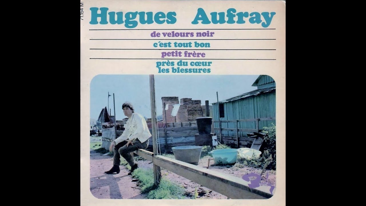 Hugues Aufray   De velours noir     1967