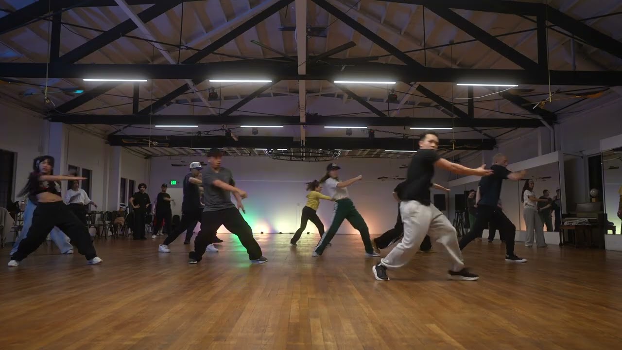 Epicenter advanced hip hop dance class group 2/2/26 taught by ryan louprasong