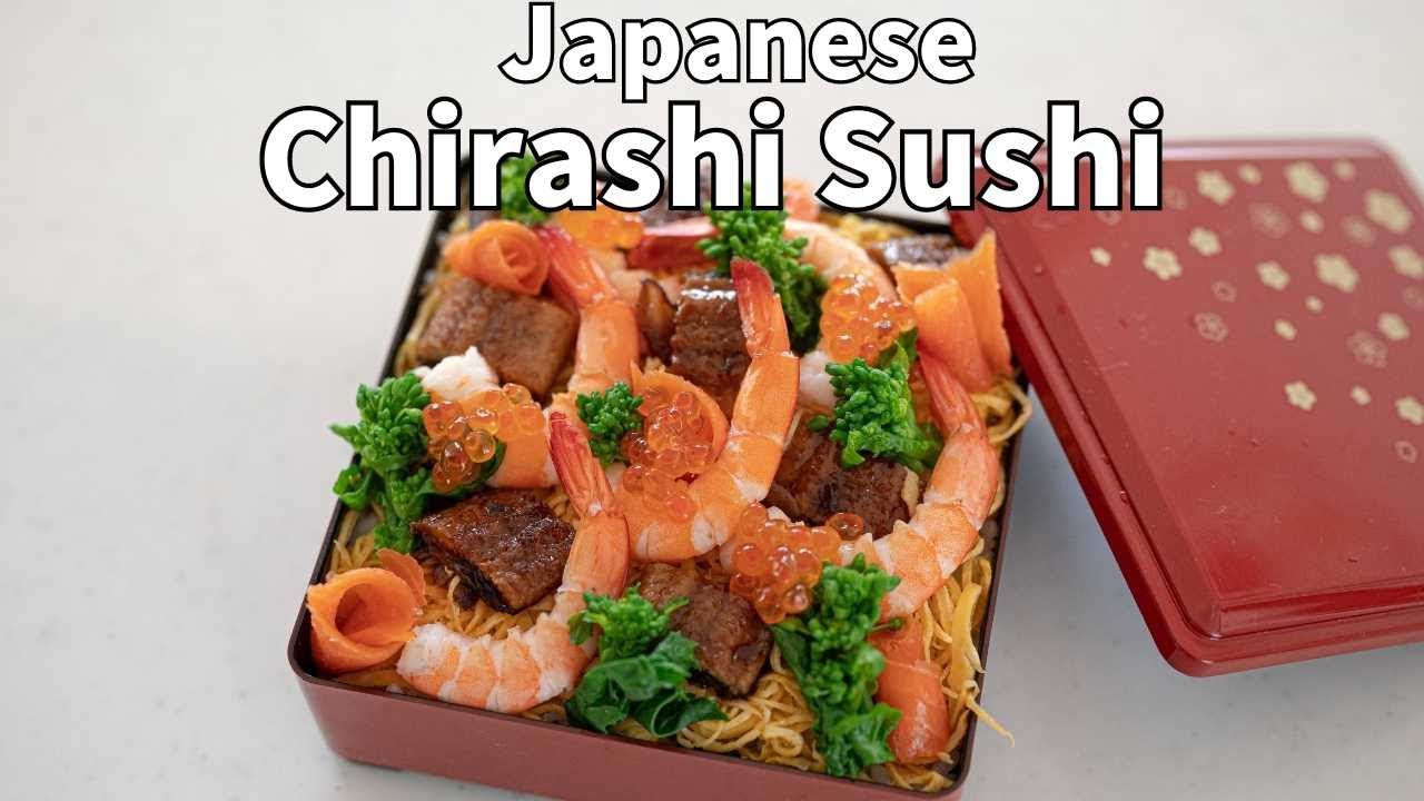 Japanese Chirashi Sushi | Scattered Sushi | The Easiest Sushi you can make at home!