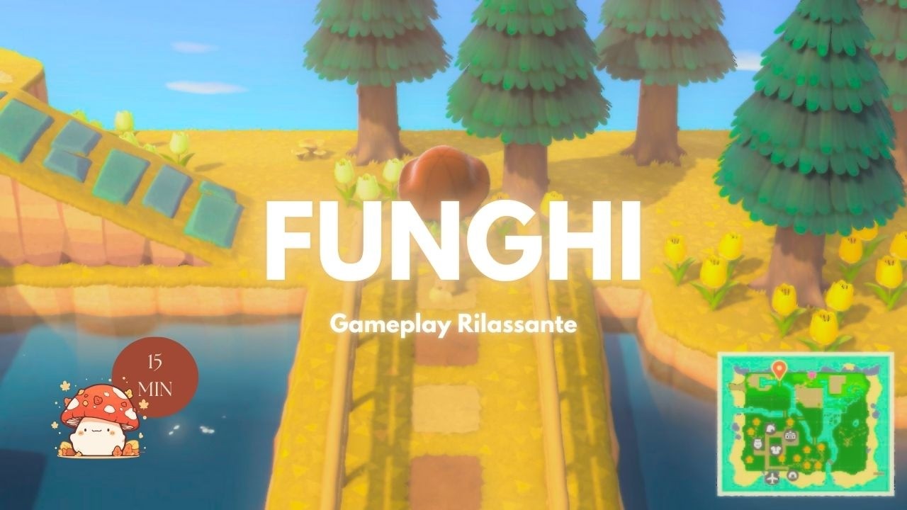 Gameplay Rilassante Animal Crossing NH🍃| Cuciniamo i Funghi! 🍄| Ristorante Life 🍳