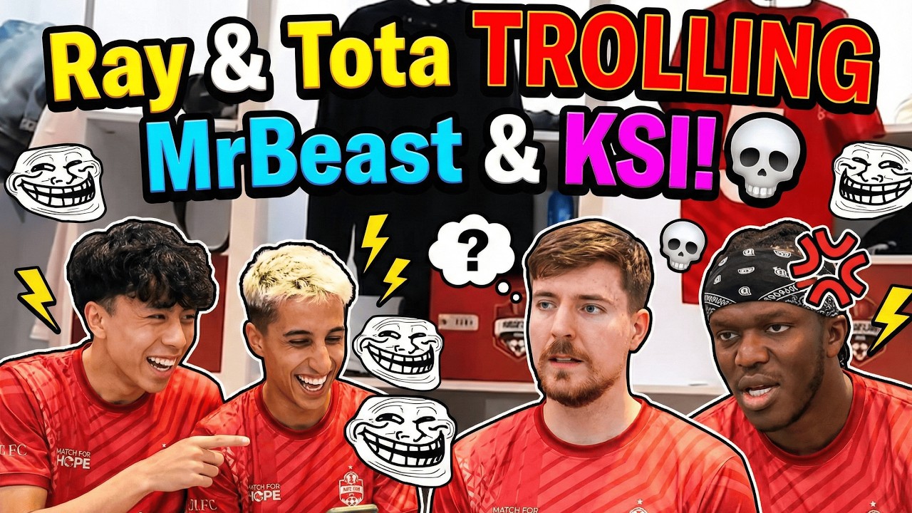 Ray & Tota TROLLING MrBeast & KSI! 💀