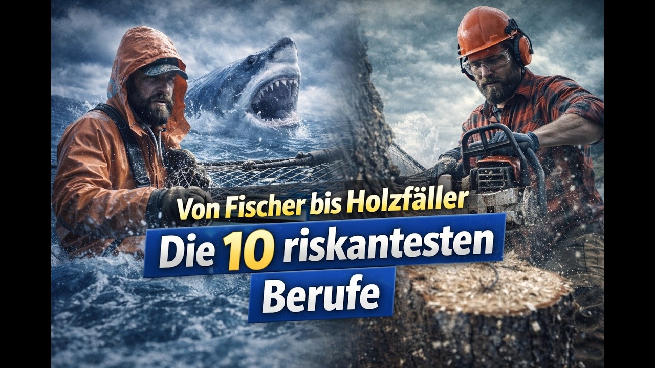 🦈🪓 Von Fischer bis Holzfäller – Die 10 riskantesten Berufe der Welt! Realität oder Mythos?