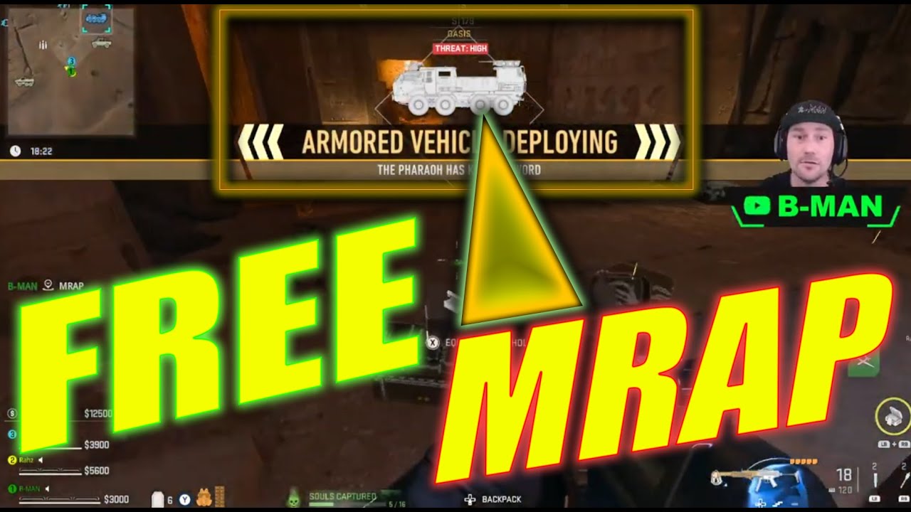 Free MRAP every game !! how to make the PHARAOH into a friend and how to beat the UFO boss in DMZ