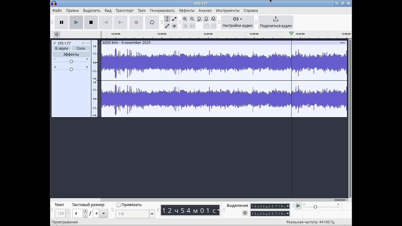 SM Radio Dessau (6095 kHz) in Moscow