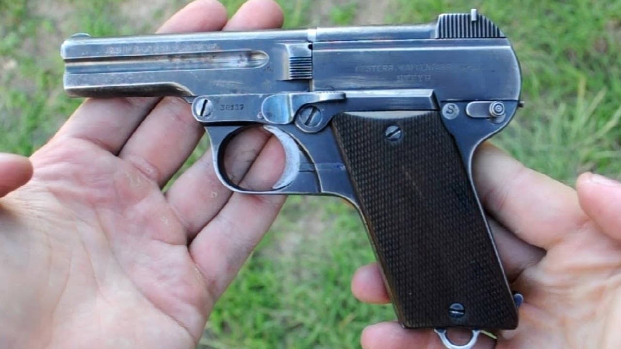 Shooting the Steyr-Pieper 1909 - an old Austrian goofball