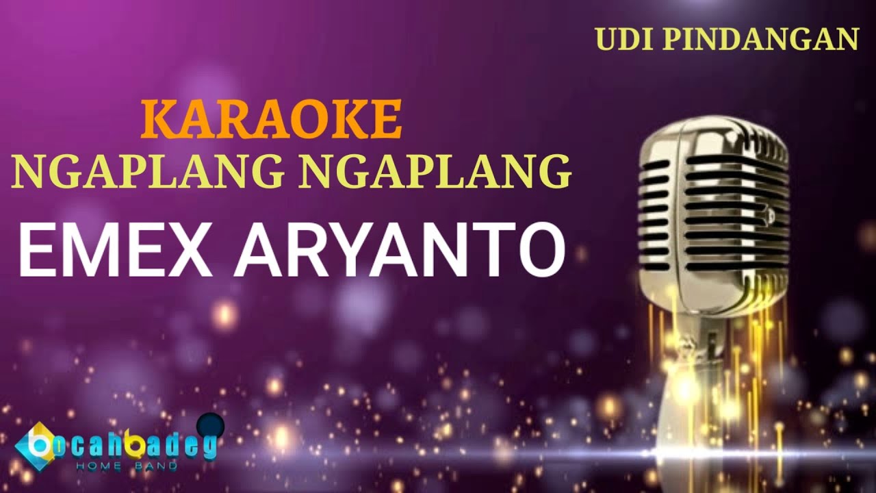 NGAPLANG - NGAPLANG (NADA CEWEK) || EMEX ARYANTO || KARAOKE LIRIK (NO KENDANG)