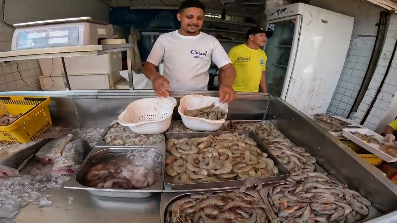 CONHEÇA O MERCADO DOS PEIXE MUCURIPE BEIRA-MAR FORTALEZA