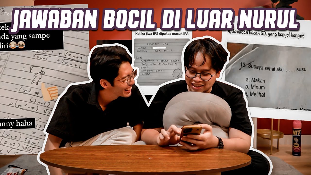 LOGIKA BOCIL DILUAR NALAR! JAWABAN UJIAN LUCU! #ALGEMENTEX
