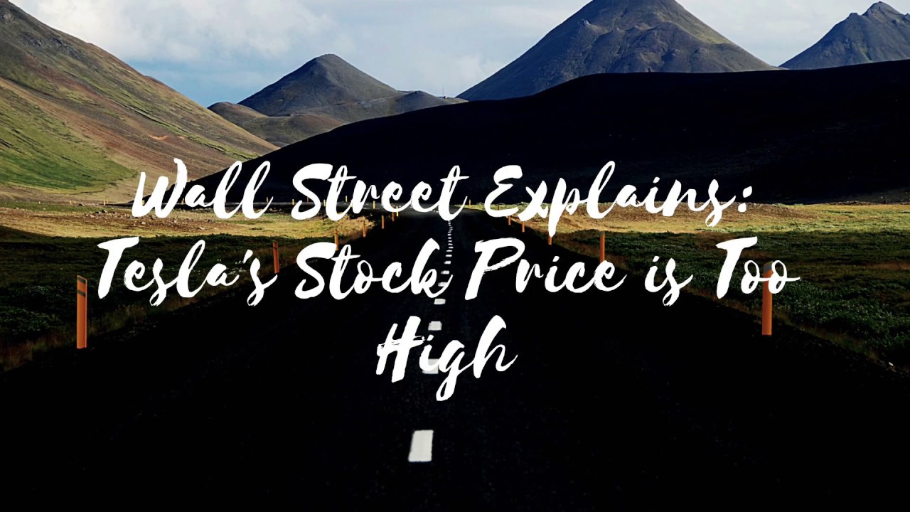 Wall Street Explains : Tesla Stock Price Too High?
