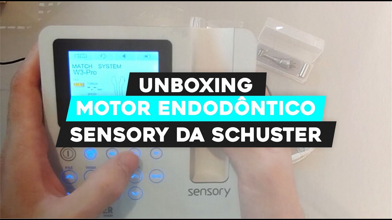 Unboxing: Motor Endodôntico Sensory da Schuster! (um dos melhores na minha opinião)