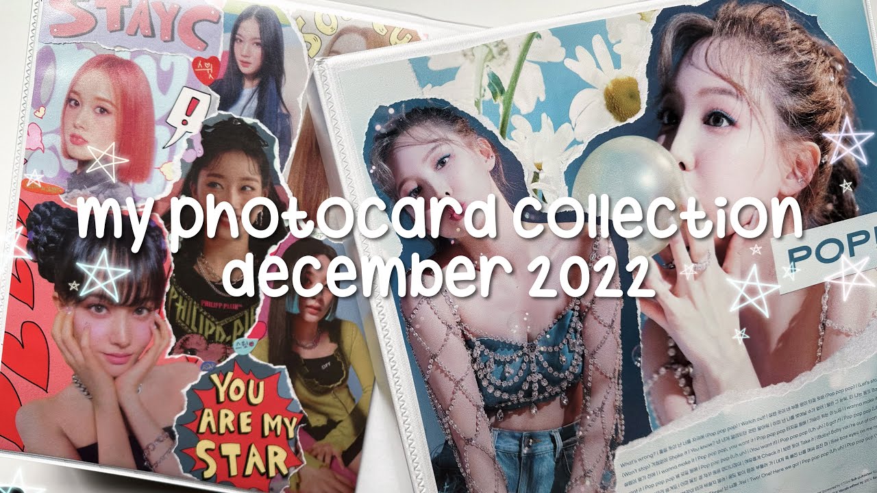 my photocard collection ! end of year 2022