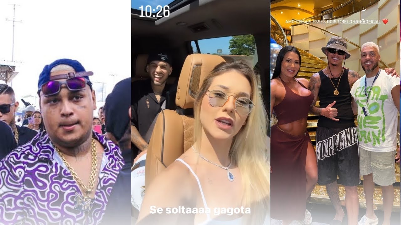 FAMOSOS CHEGANDO NO CRUZEIRO DO NEYMAR