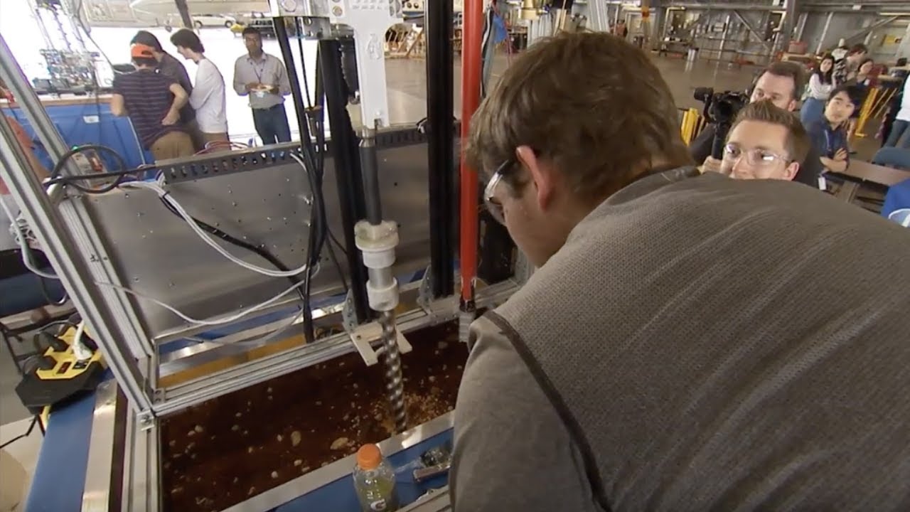 University Teams Drill Water on Simulated Moon and Martian Surfaces