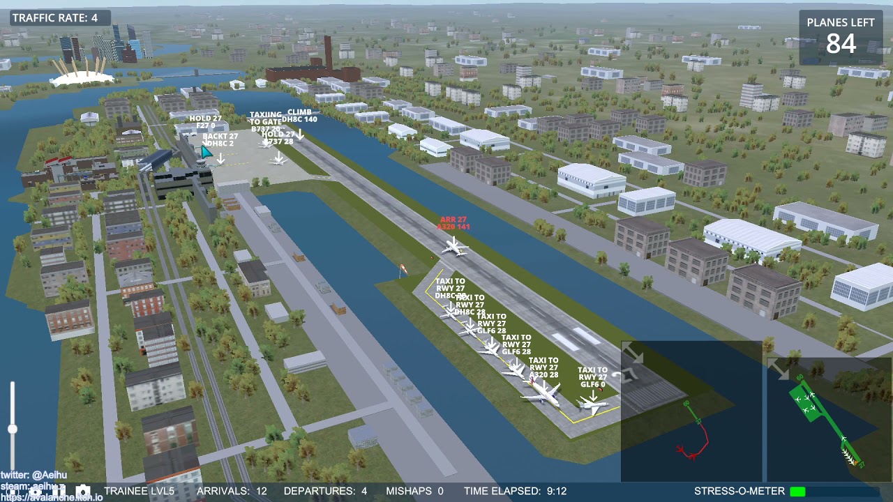 [某A][speedrun]Airport Madness 3D V2 - London City - Runway 27 - 