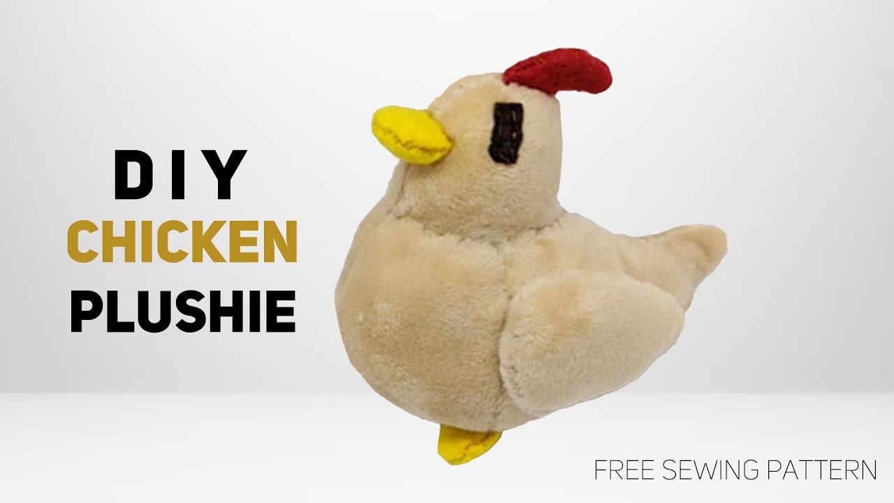 How to Make a Stardew Chicken Plushie [Free Pattern]
