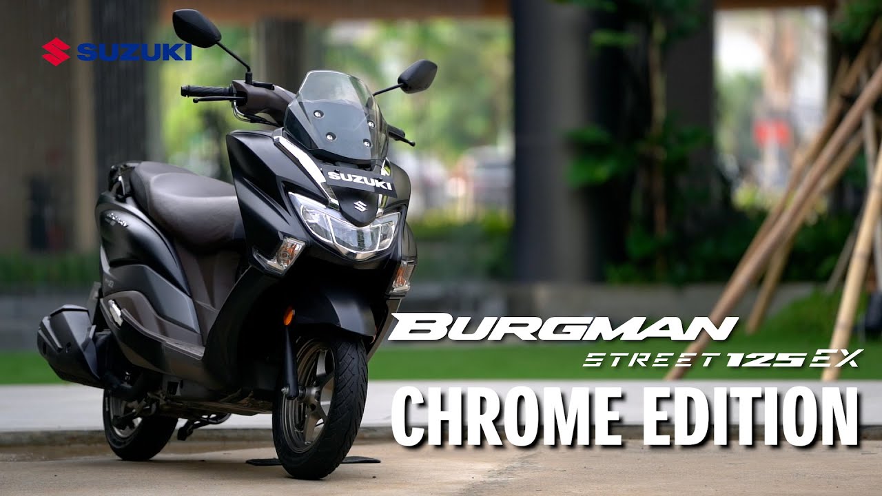 Burgman Street 125EX | Chrome Edition - Limited Stock
