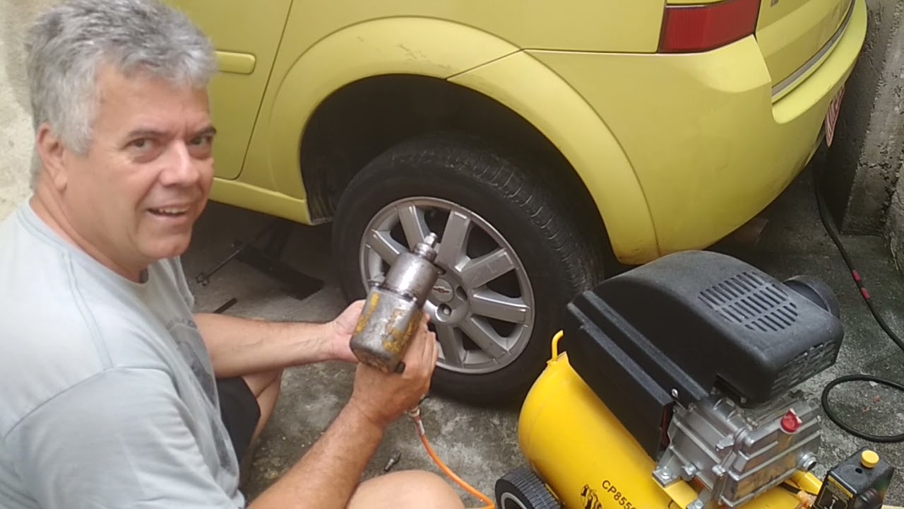 Compressor 50 litros toca chave de impacto pneumática?