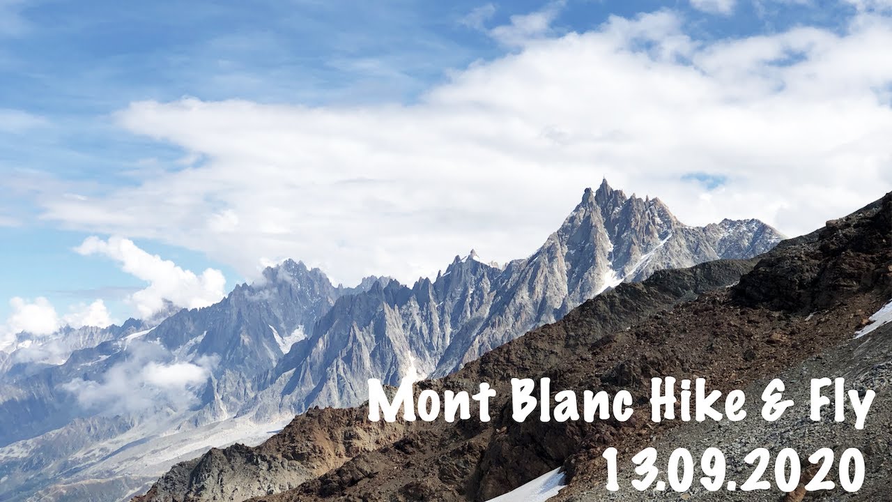 Hike and Fly Mont Blanc 4810m // Sunrise Paragliding