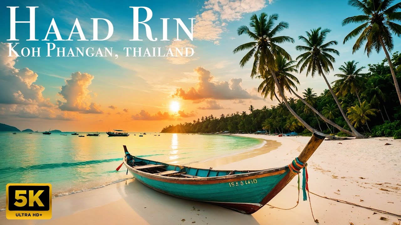 HAAD RIN 🇹🇭 A walking tour through the village and along the beach of HAAD RIN, KOH PHANGAN,