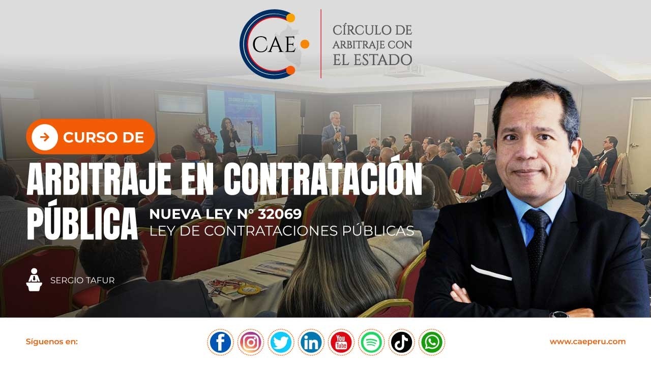 El convenio arbitral y la particularidad de la contratación estatal - Sergio Tafur @CaePeru