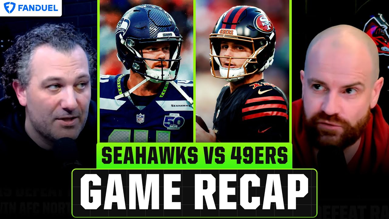 Полный обзор матча «Сан-Франциско 49ерс» против «Сиэтл Сихокс» + комментарии.