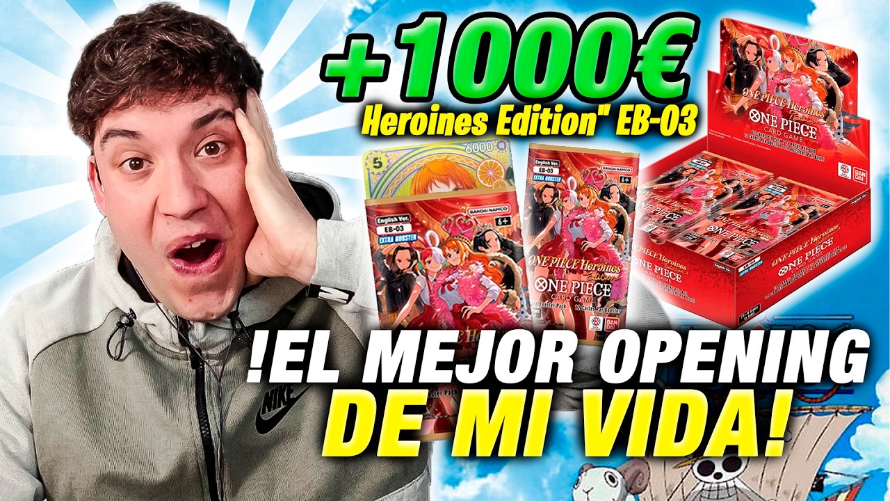 ABRIMOS 4 CAJAS DE EB03 Y SACAMOS PURO ORO ❤️🥸❤️🥸 APERTURA HISTÓRICA ONE PIECE TCG HEROINES EDITION