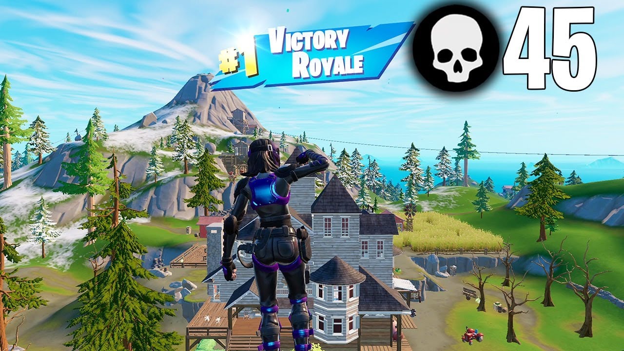 45 Elimination Solo vs Squads Win (Fortnite Chapter 3 Season 4 Full Gameplay)