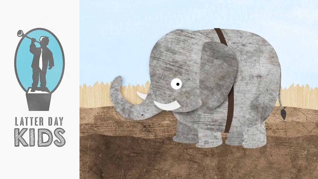 Bastian the Baby Elephant | Animated Scripture Lesson for Kids, Come Follow Me, (Jun 20-Jul 6)
