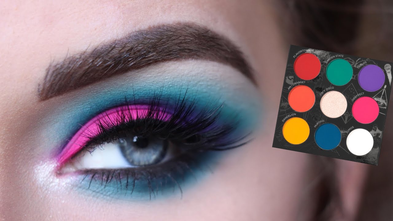 PUR x RawBeautyKristi Palette | Colorful Eyeshadow Tutorial